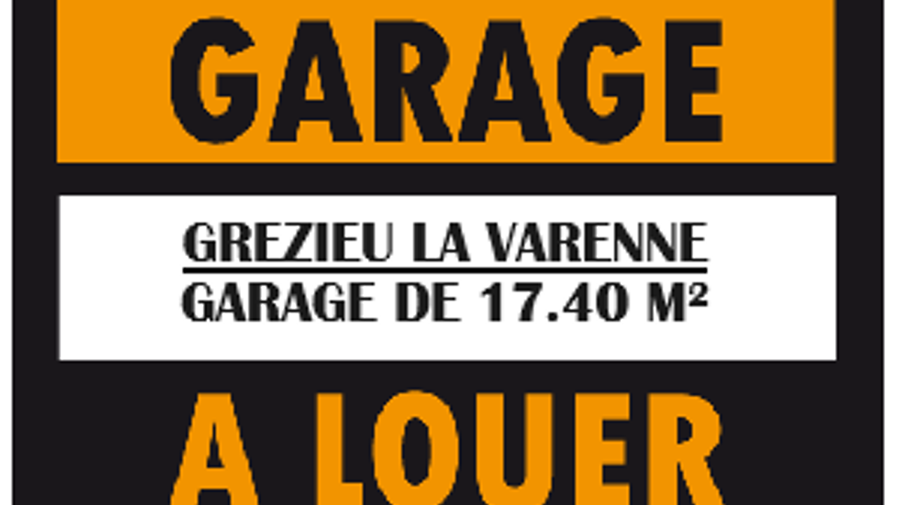 garage  pièces 17 m2 à louer à Grézieu-la-Varenne (69290)