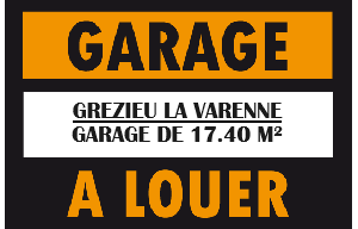 garage  pièces 17 m2 à louer à Grézieu-la-Varenne (69290)