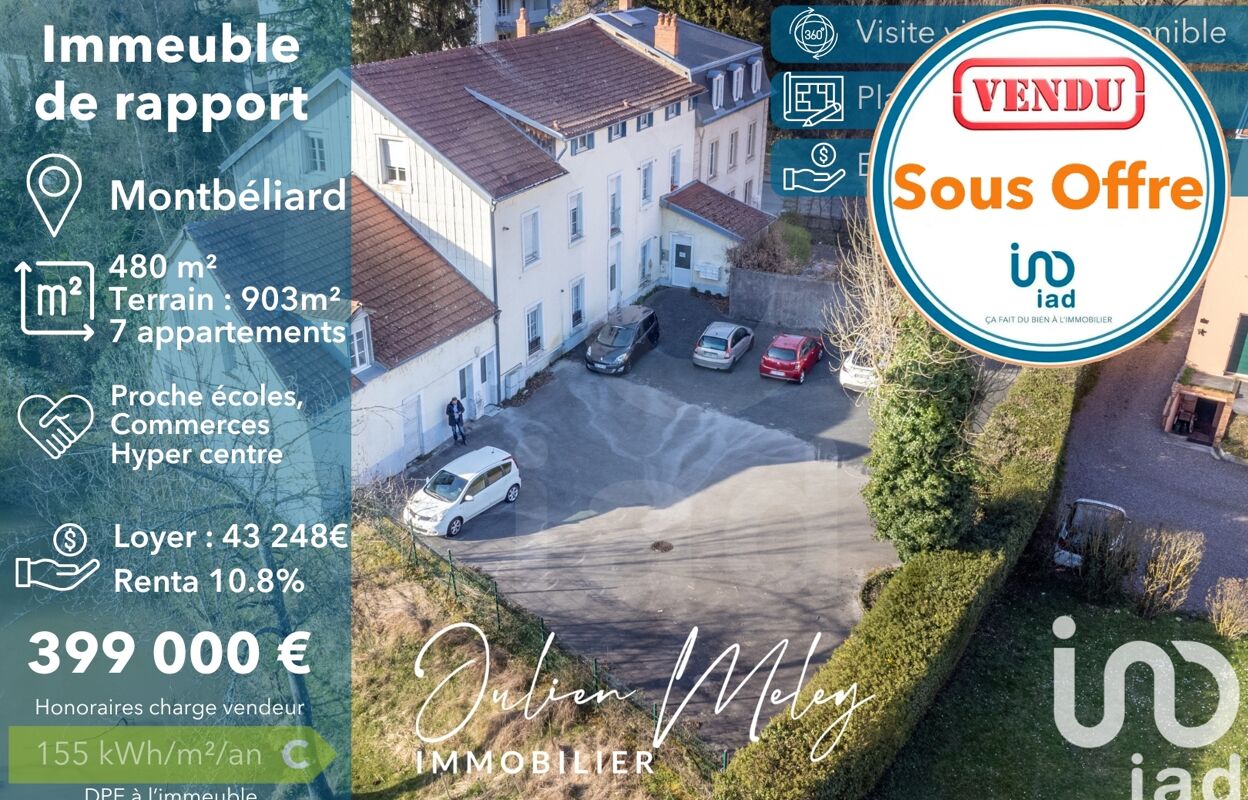 immeuble  pièces 480 m2 à vendre à Montbéliard (25200)