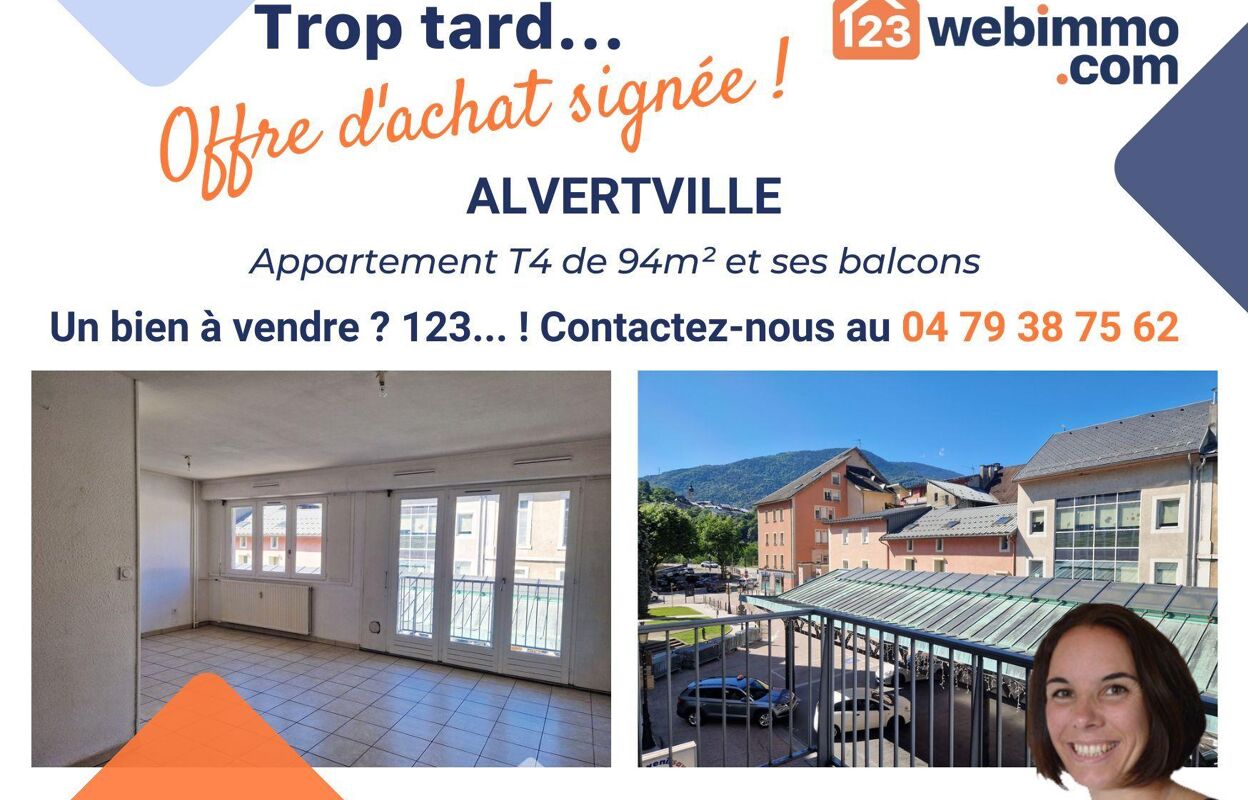 appartement 4 pièces 94 m2 à vendre à Albertville (73200)