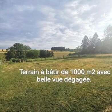 Terrain 1000 m²