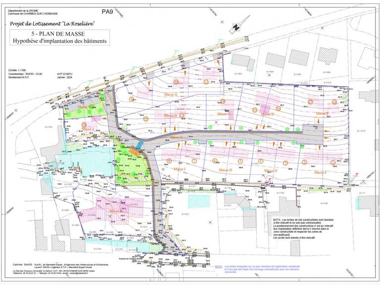 Terrain constructible de 463 m² - Charmes-sur-l'Herbasse — photo 1