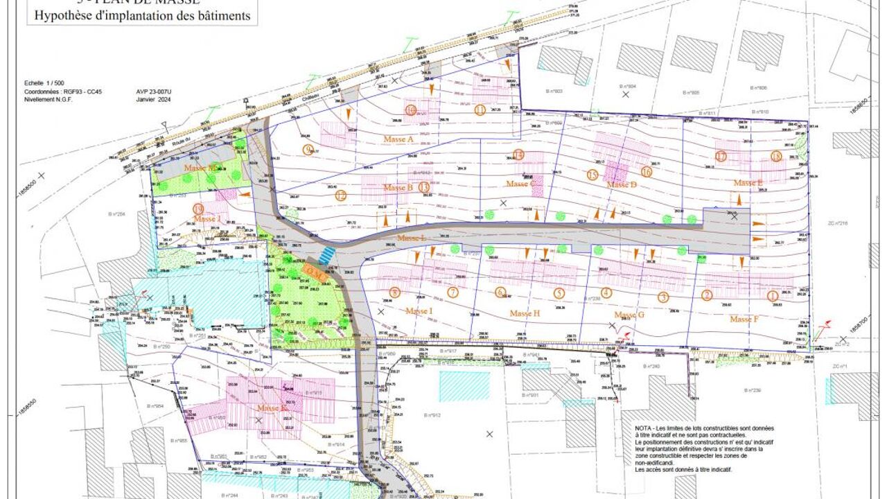 terrain 463 m2 à construire à Charmes-sur-l'Herbasse (26260)