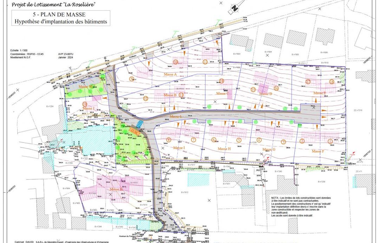 terrain 463 m2 à construire à Charmes-sur-l'Herbasse (26260)