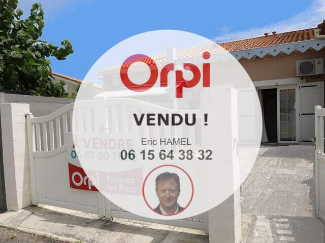 PALAVAS LES FLOTS : maison 2 pièces  41m²  + terrasse/jardin 35m² + parking — photo du bien