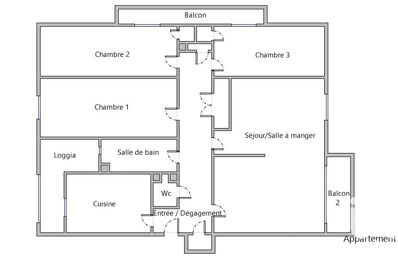 vente appartement 199 000 € à proximité de Champs-sur-Marne (77420)