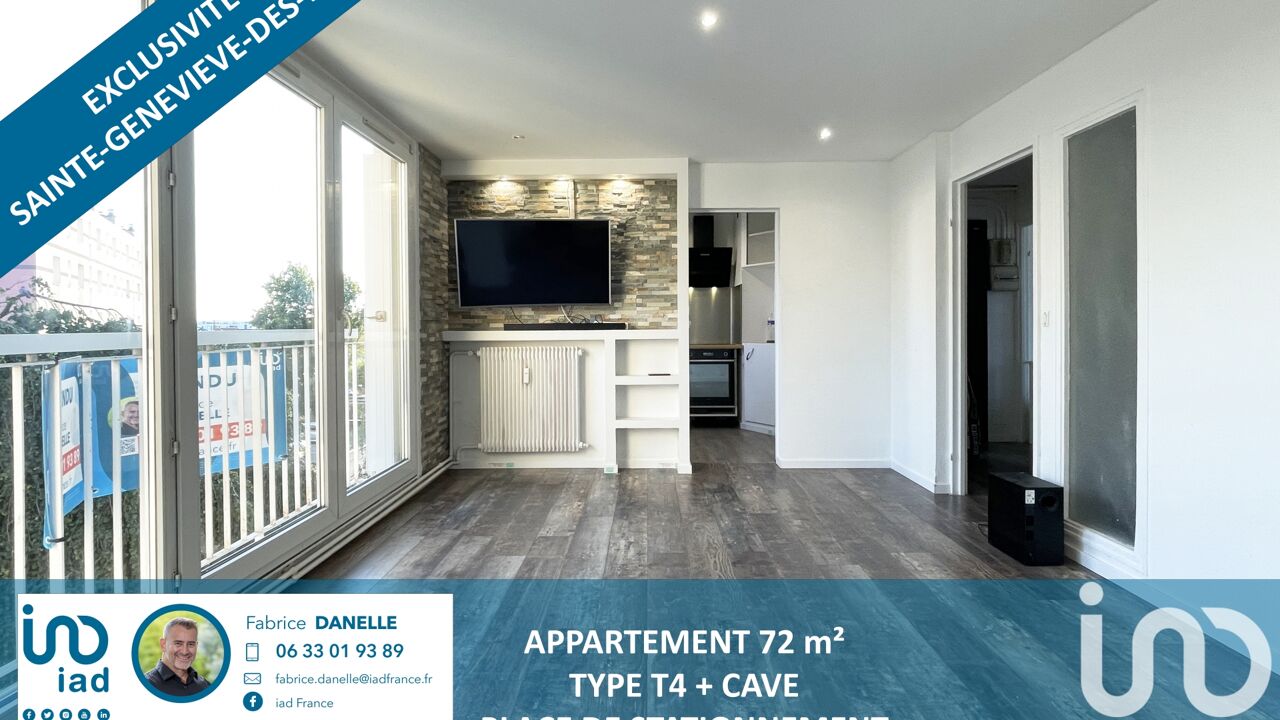 appartement 4 pièces 72 m2 à vendre à Sainte-Geneviève-des-Bois (91700)