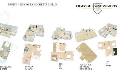 immeuble  pièces 246 m2 à vendre à Melun (77000)