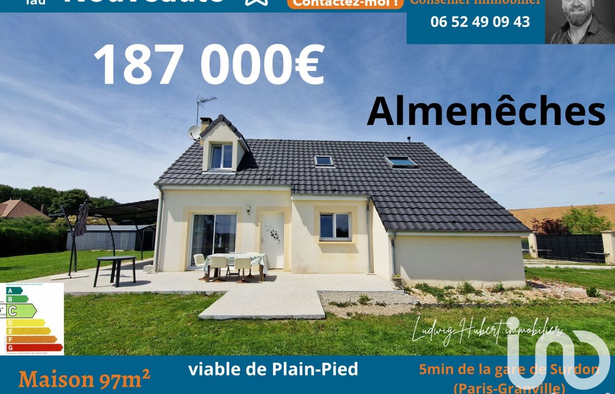 maison 4 pièces 97 m2 à vendre à Almenêches (61570)