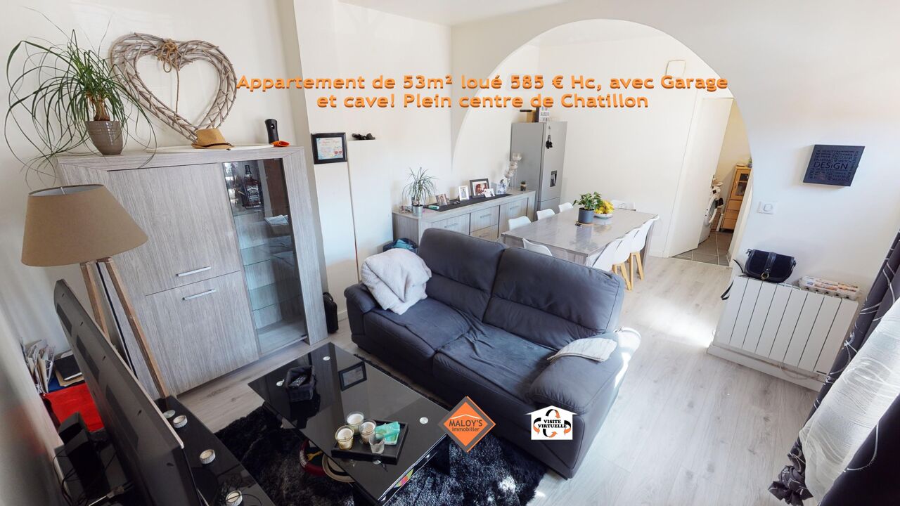 appartement 4 pièces 53 m2 à vendre à Châtillon (69380)