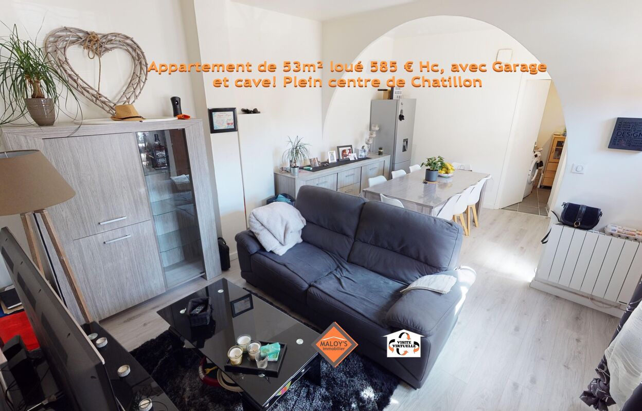 appartement 4 pièces 53 m2 à vendre à Châtillon (69380)