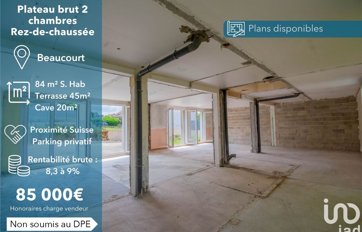 appartement 3 pièces 84 m2 à vendre à Beaucourt (90500)