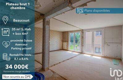 vente appartement 34 000 € à proximité de Vaufrey (25190)