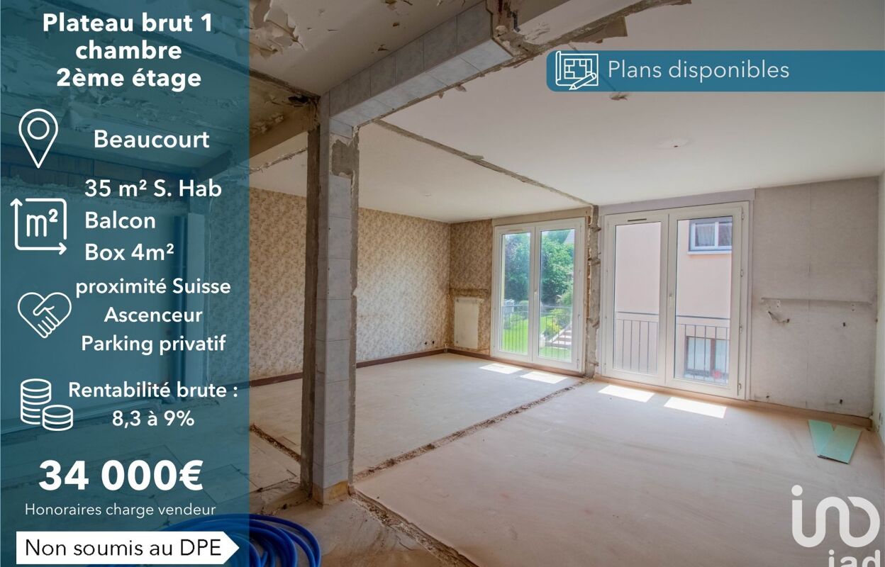 appartement 2 pièces 35 m2 à vendre à Beaucourt (90500)