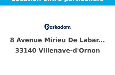 location garage 60 € CC /mois à proximité de Bruges (33520)