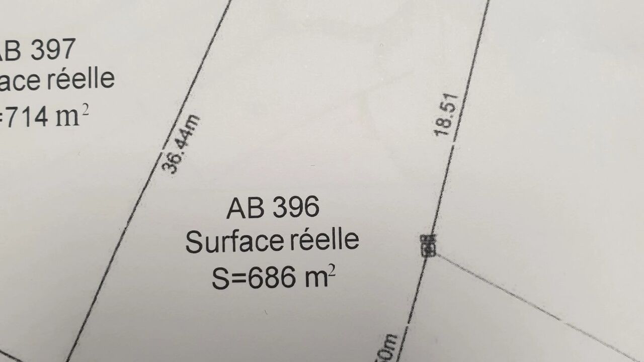 terrain  pièces 686 m2 à vendre à Fourdrain (02870)