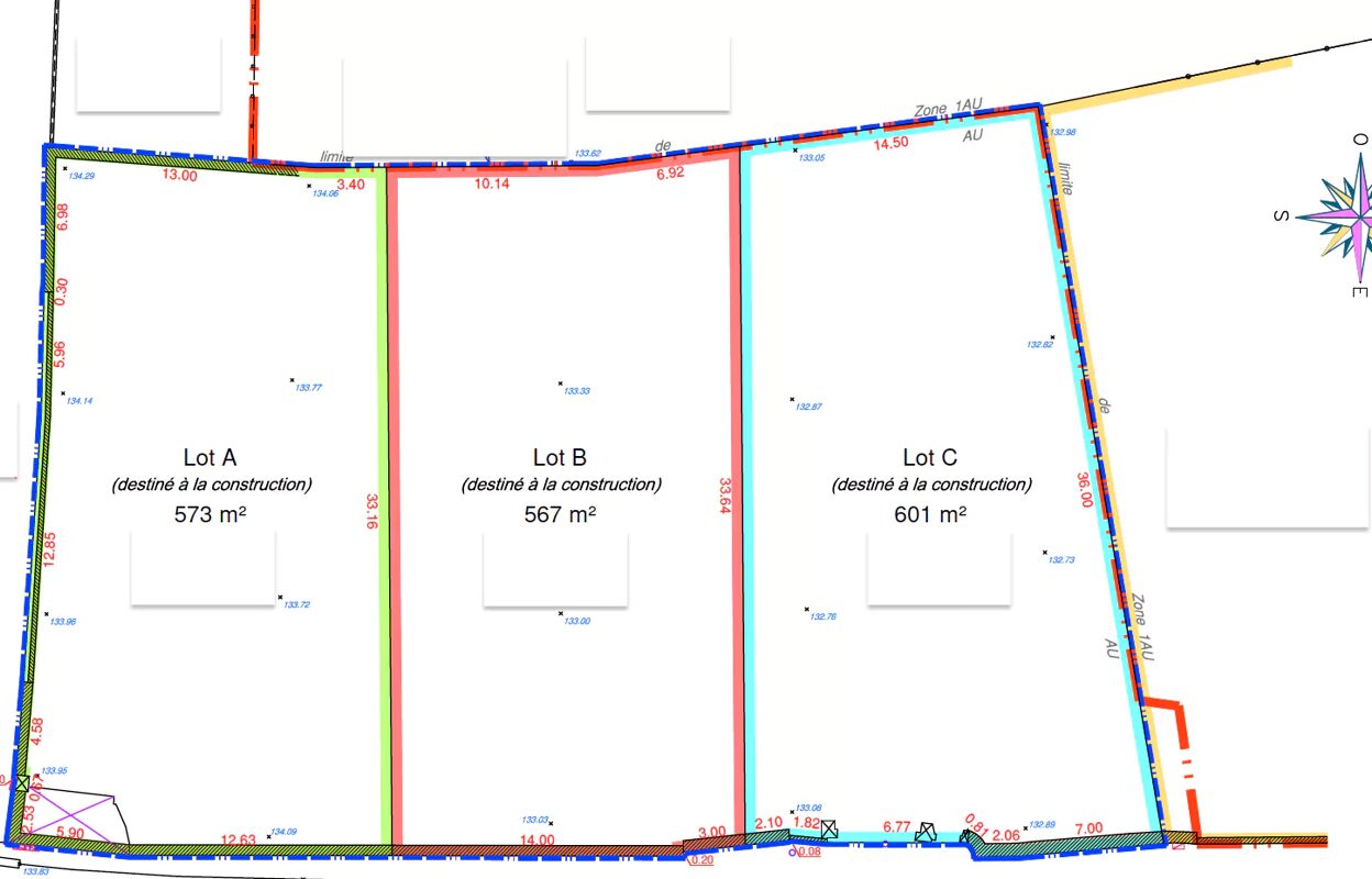 terrain 601 m2 à construire à Houdan (78550)