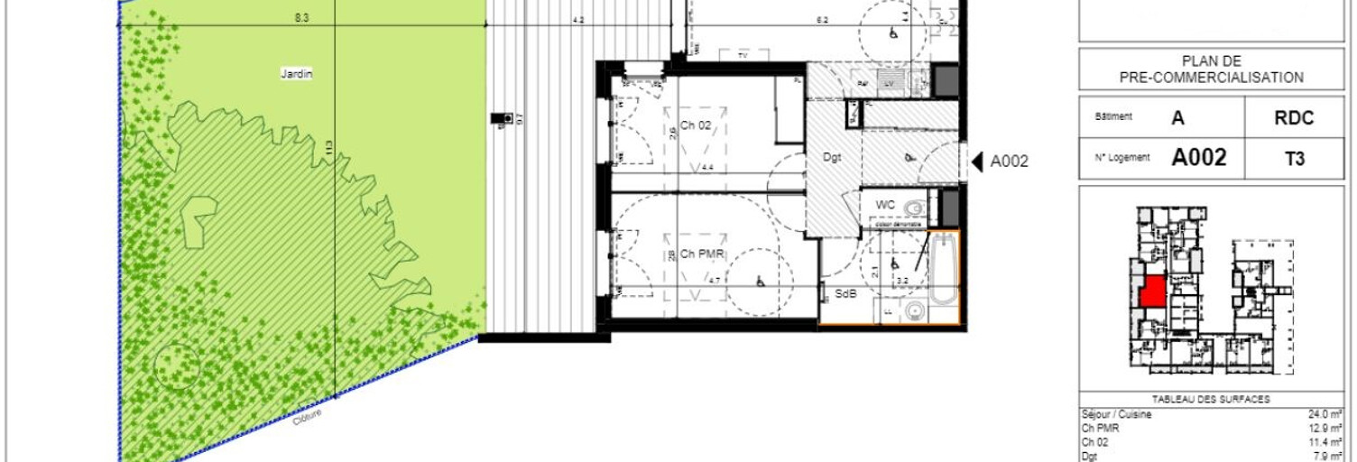 Appartement 3 Pièces 65 m² à vendre à La Grande-Motte (34280)