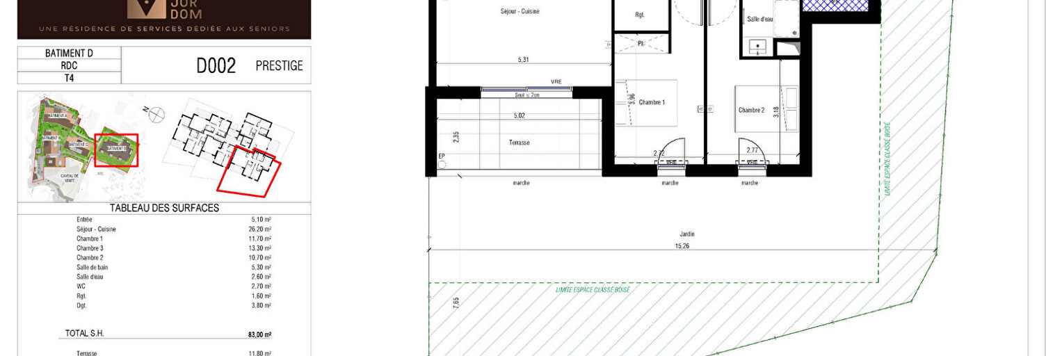 Appartement 4 Pièces 100 m² à vendre à Saint-Gély-du-Fesc (34980)
