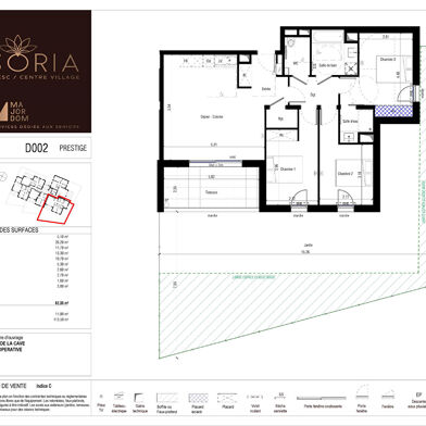 Appartement 4 pièces 599000 €