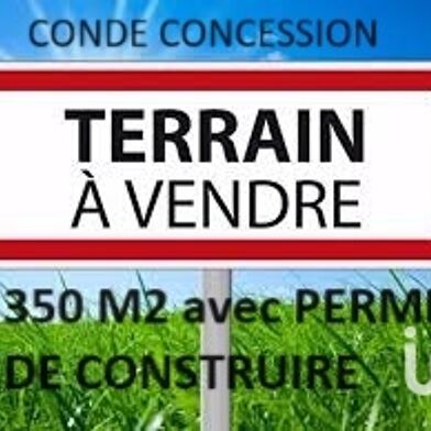 Terrain 350 m²