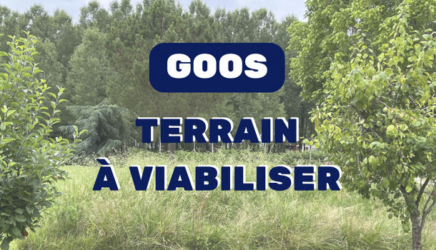 Terrain  à vendre Goos 40180