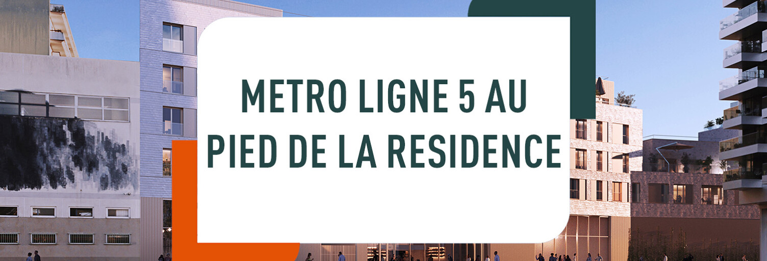 Appartement neuf T2, T3 Pièce 50 à 64 m² à vendre à Pantin (93500)