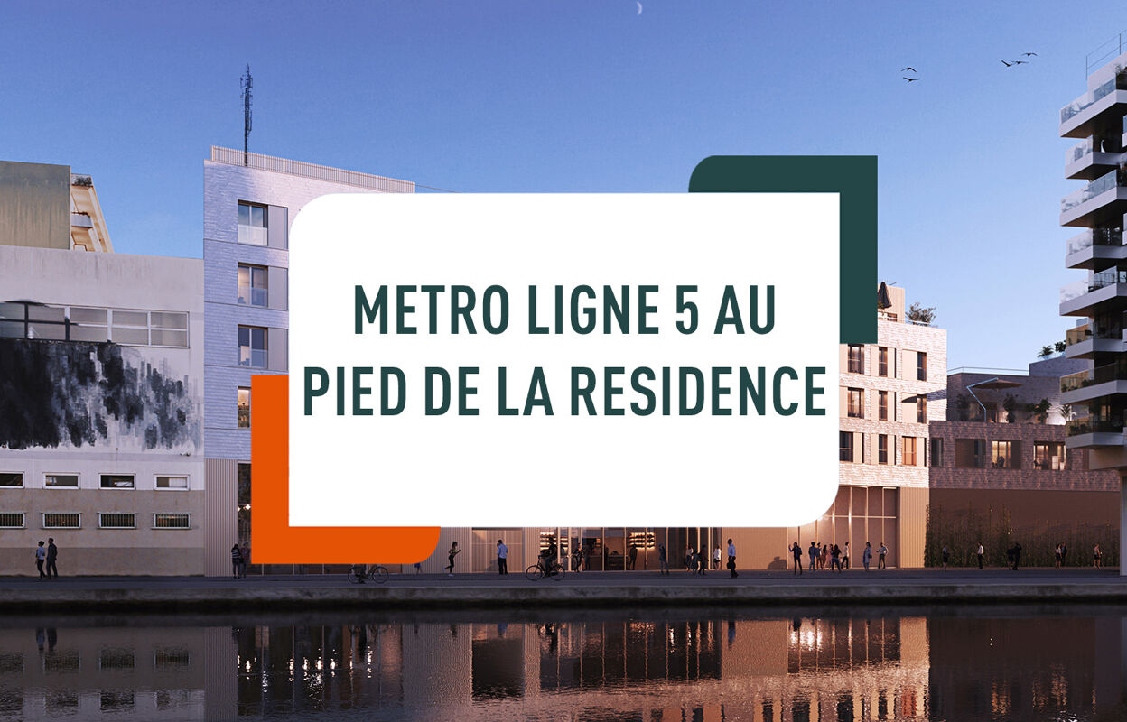 appartement neuf T2, T3, T4 pièces 50 à 92 m2 à vendre à Pantin (93500)