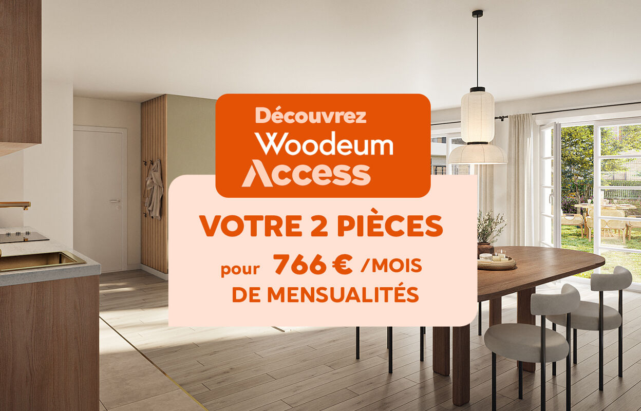 appartement neuf T1, T2, T3 pièces 22 à 63 m2 à vendre à Bezons (95870)