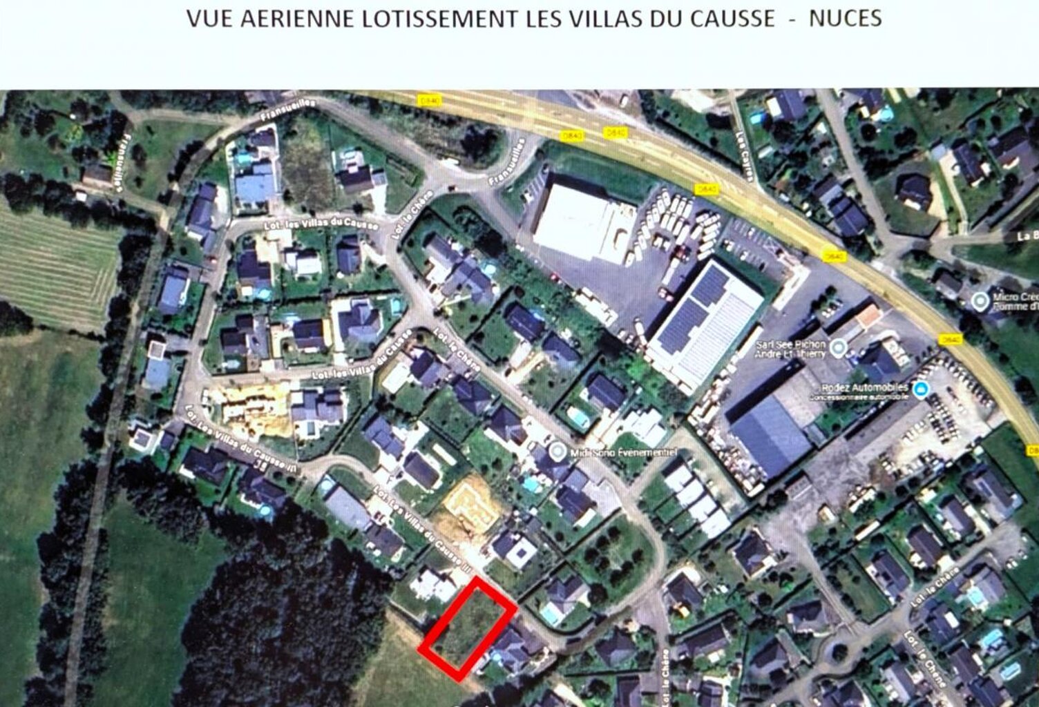 A 15 min de Rodez, Terrain à batir de 806m² — photo 1