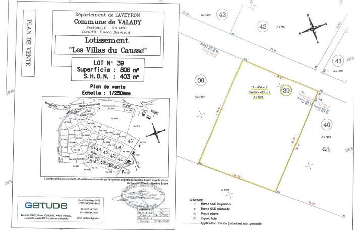 A 15 min de Rodez, Terrain à batir de 806m² — photo 2