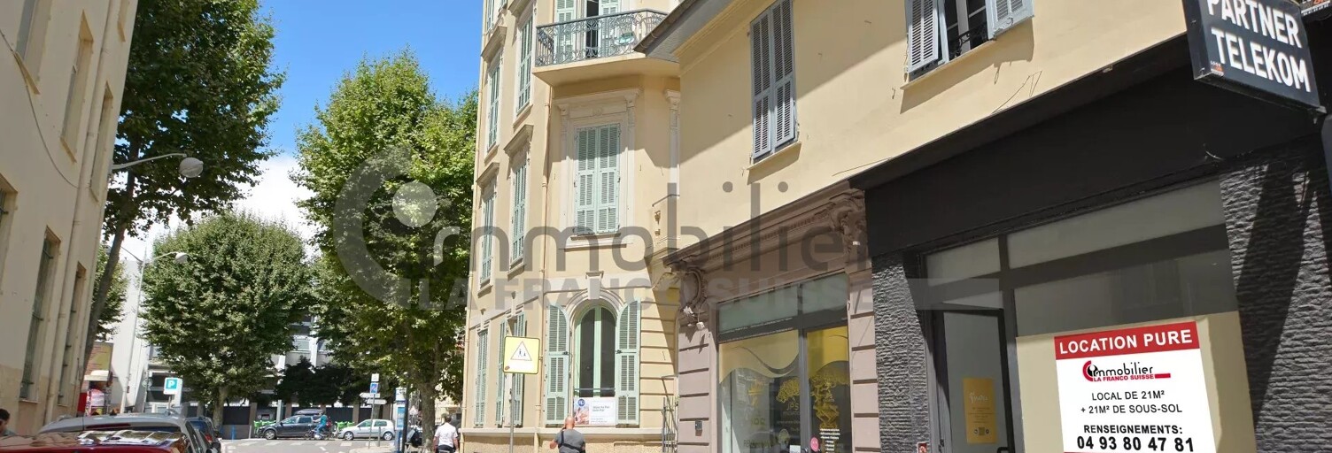 Commerce 1 Pièce 21 m² à louer à Nice (06000)