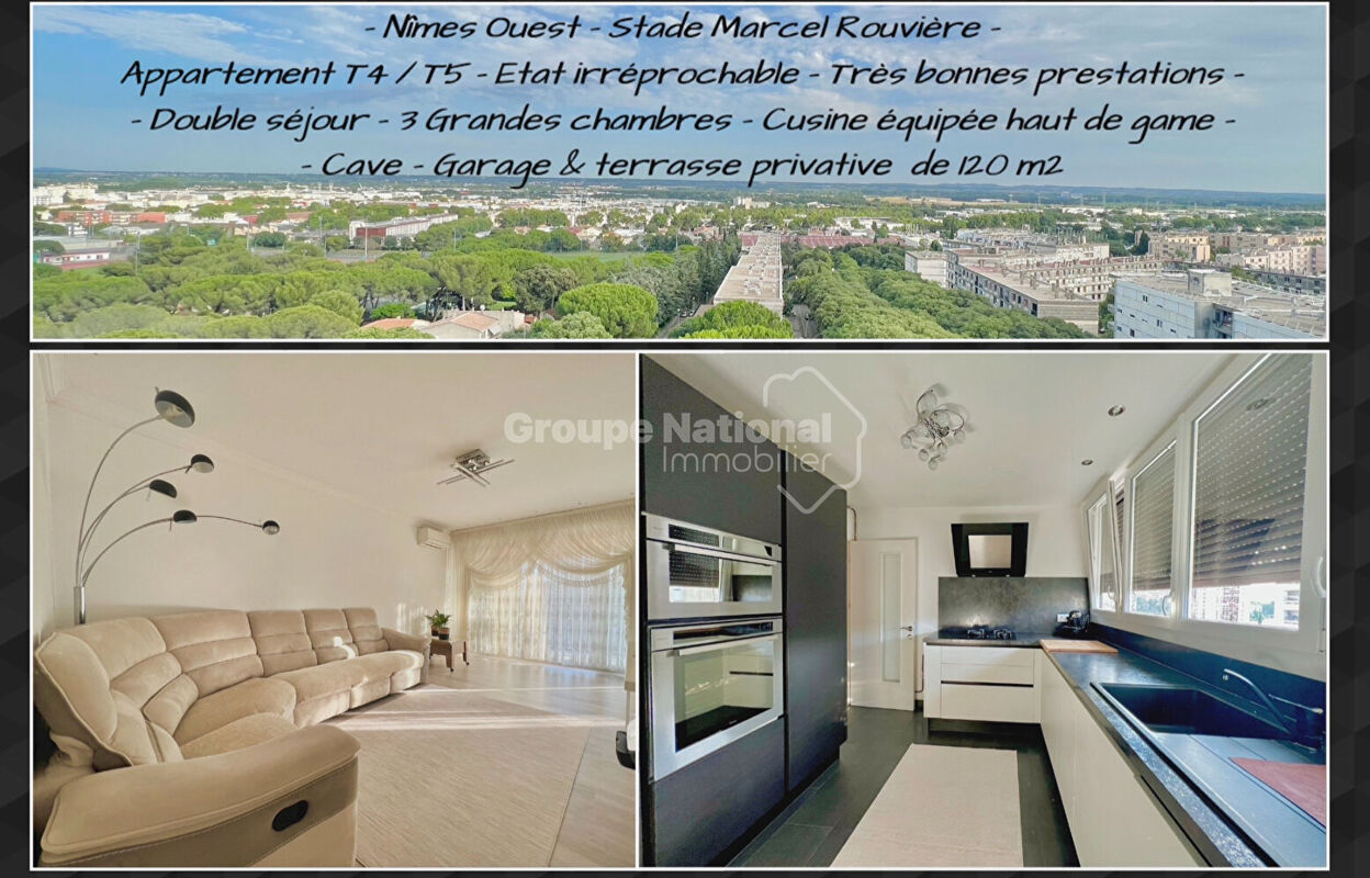 appartement 5 pièces 94 m2 à vendre à Nîmes (30900)