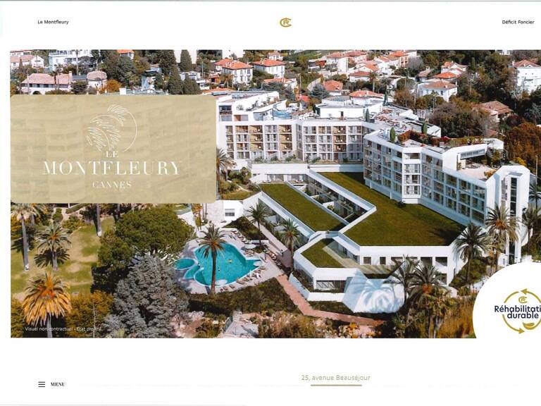 CANNES MONTFLEURY RESIDENCE RENOVE AVEC PISCINE — photo 1