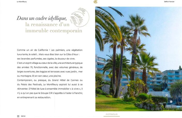 CANNES MONTFLEURY RESIDENCE RENOVE AVEC PISCINE — photo 4