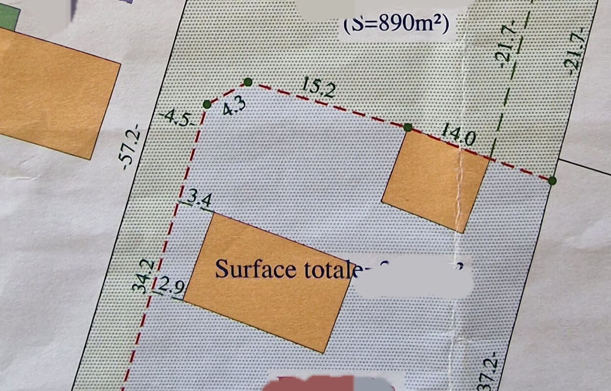 terrain  pièces 890 m2 à vendre à Bois-de-Céné (85710)