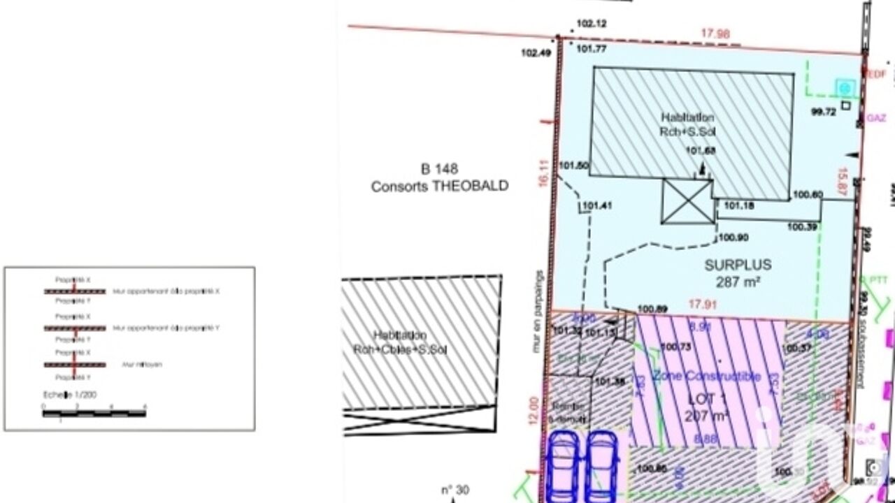 terrain  pièces 207 m2 à vendre à Coubron (93470)