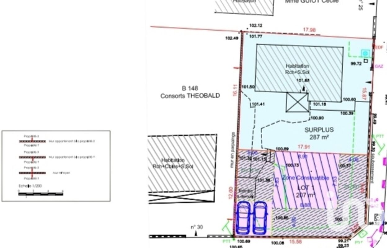 terrain  pièces 207 m2 à vendre à Coubron (93470)