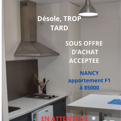 Appartement 1 pièce 22 m²