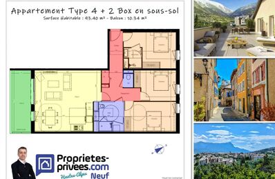 vente appartement 419 000 € à proximité de Embrun (05200)