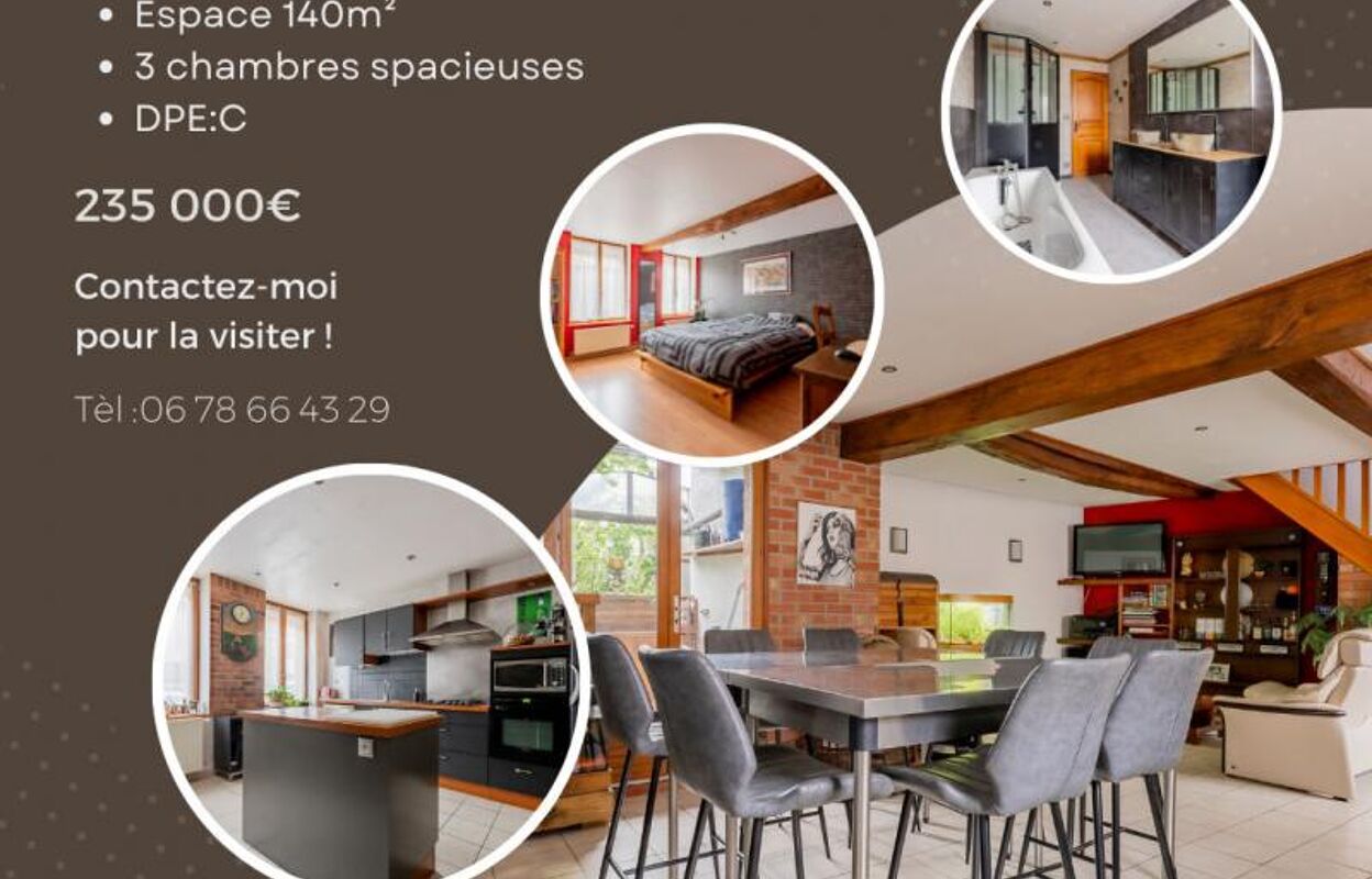 maison 4 pièces 140 m2 à vendre à Avelin (59710)