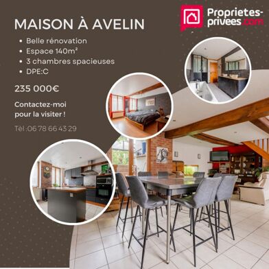 Maison 4 pièces 140 m²