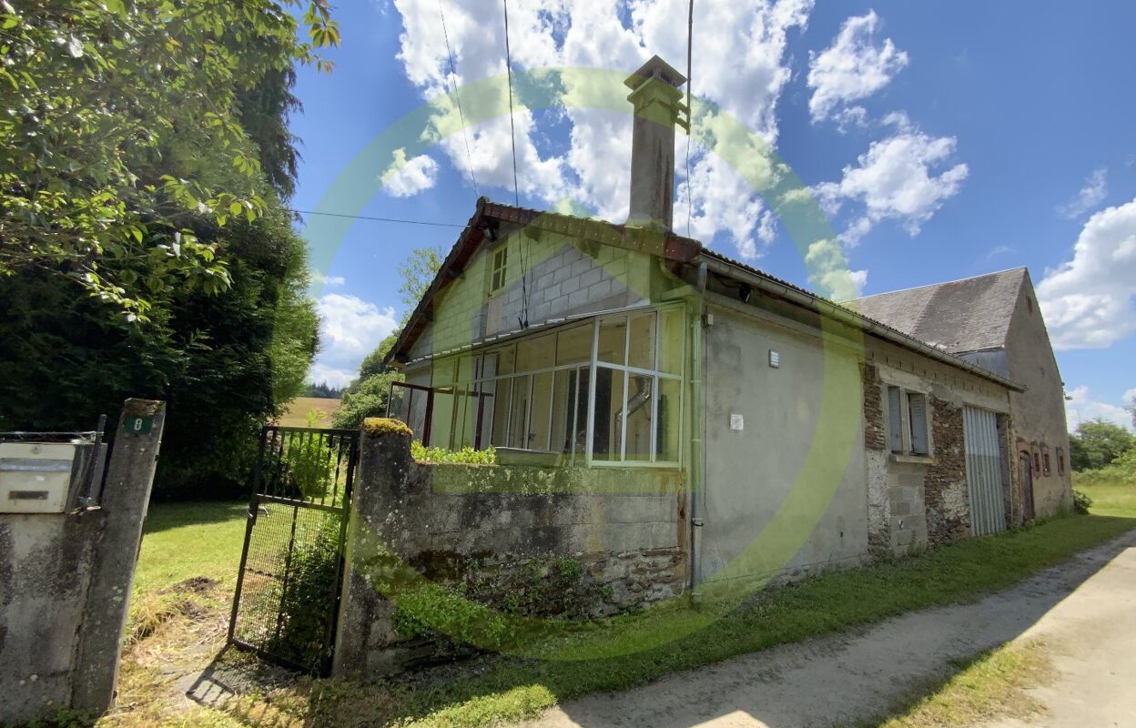 maison 3 pièces 62 m2 à vendre à Moutier-Malcard (23220)