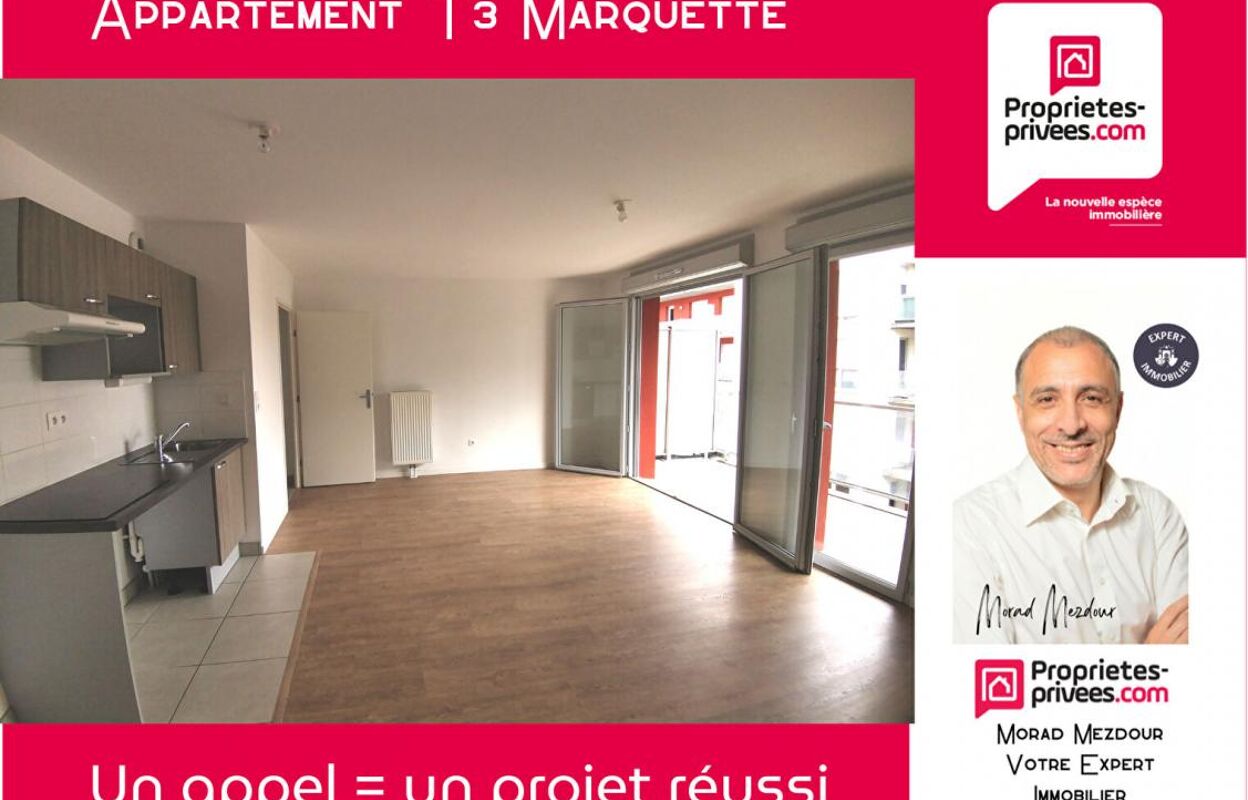 appartement 3 pièces 62 m2 à vendre à Marquette-Lez-Lille (59520)