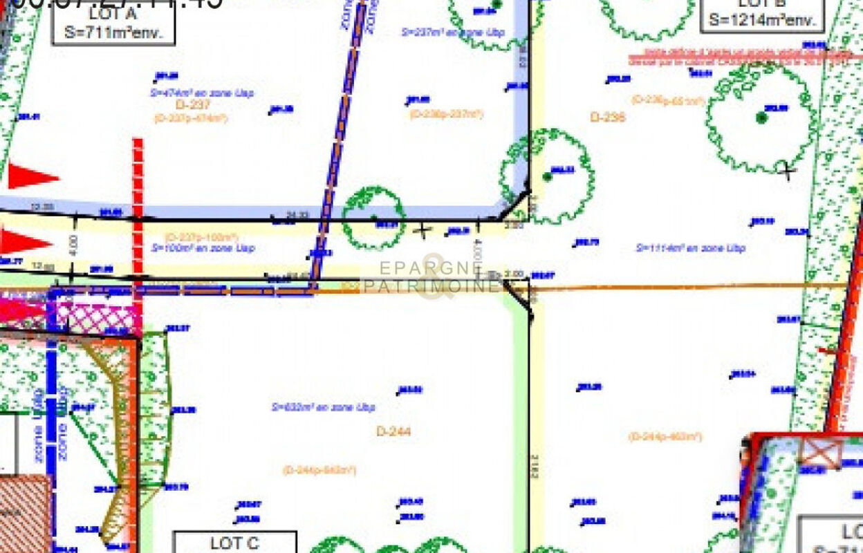 terrain  pièces 676 m2 à vendre à Panossas (38460)