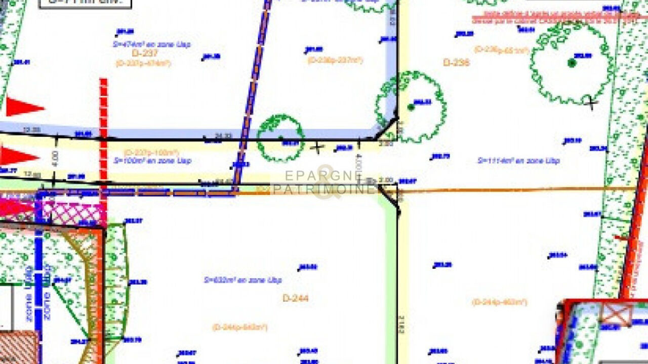 terrain  pièces 676 m2 à vendre à Panossas (38460)