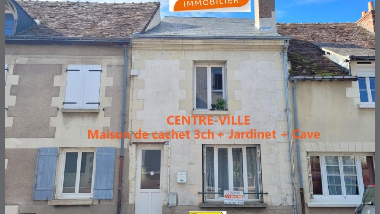 maison 4 pièces 120 m2 à vendre à Descartes (37160)