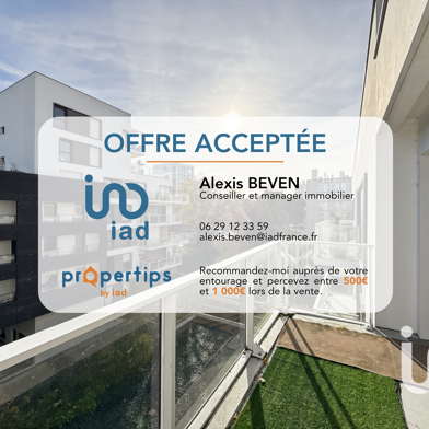 Appartement 3 pièces 59 m²