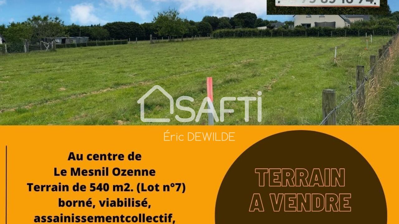 terrain  pièces 540 m2 à vendre à Le Mesnil-Ozenne (50220)