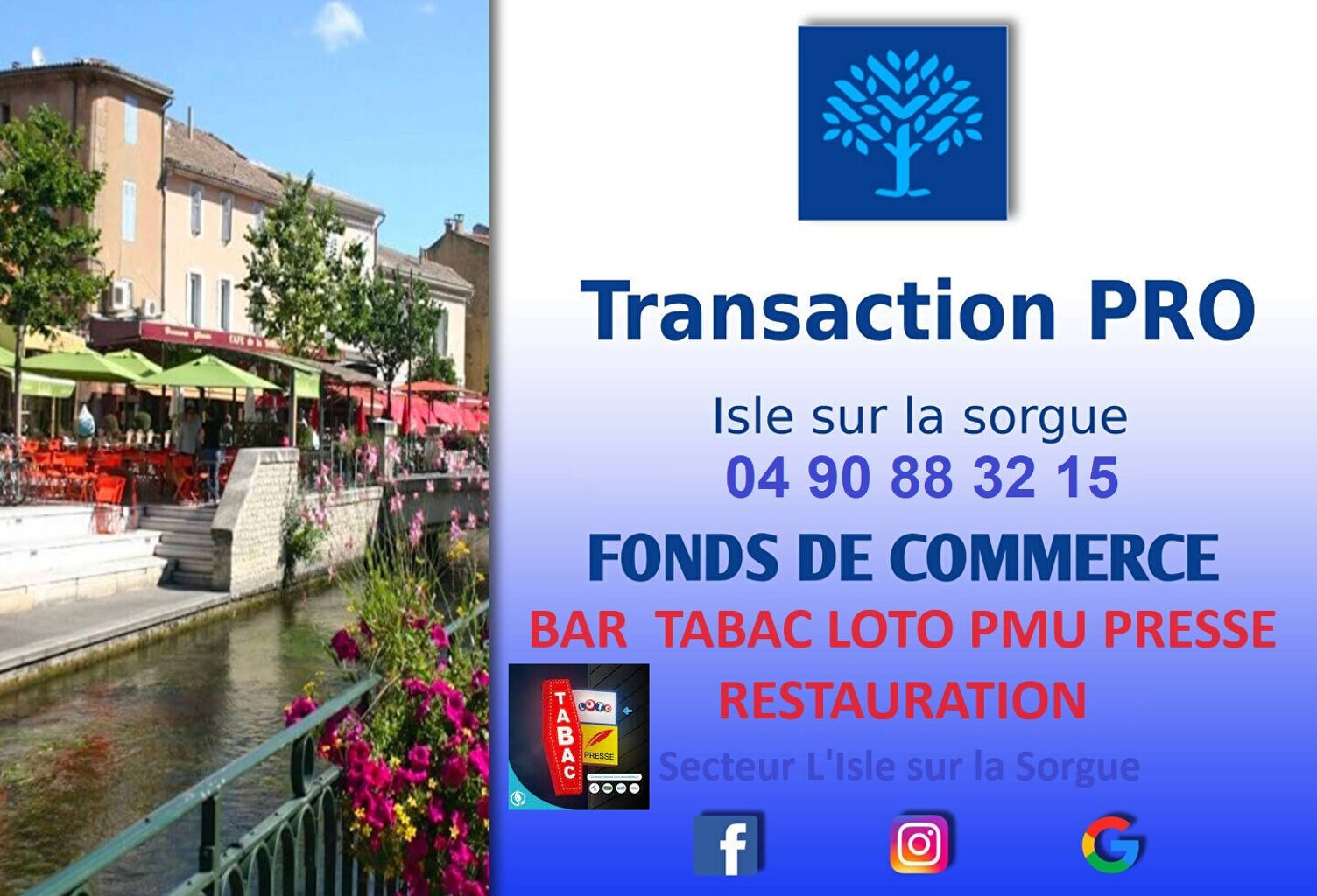 BAR TABAC LOTO PMU PRESSE RESTAURATION — photo 1
